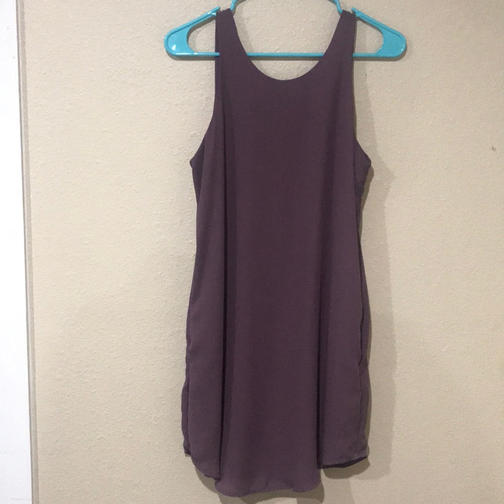 Purple dress